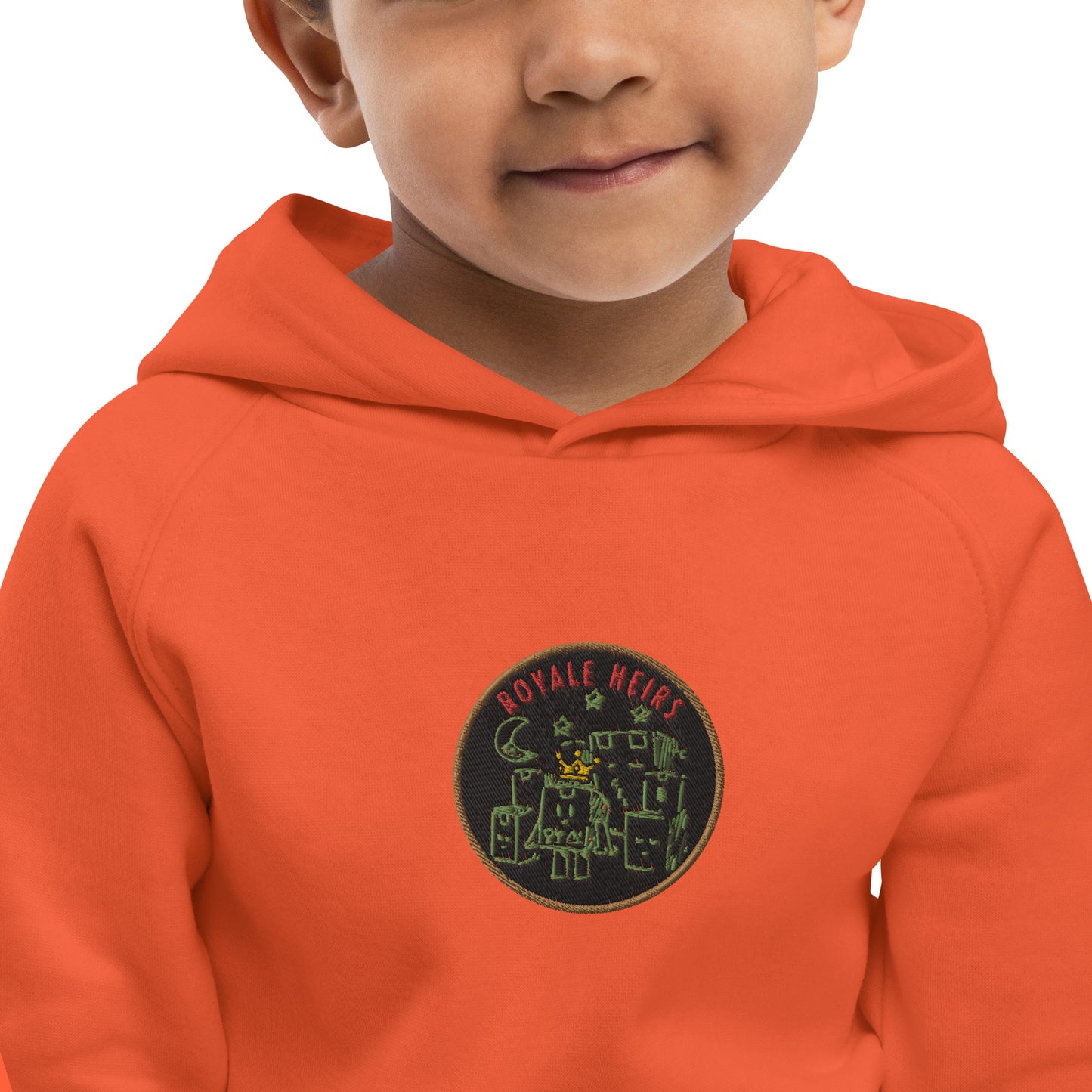 ROYALE HEIRS "WE BUILDING" EMBROIDERED COOKIE HOODIE (TODDLERS)