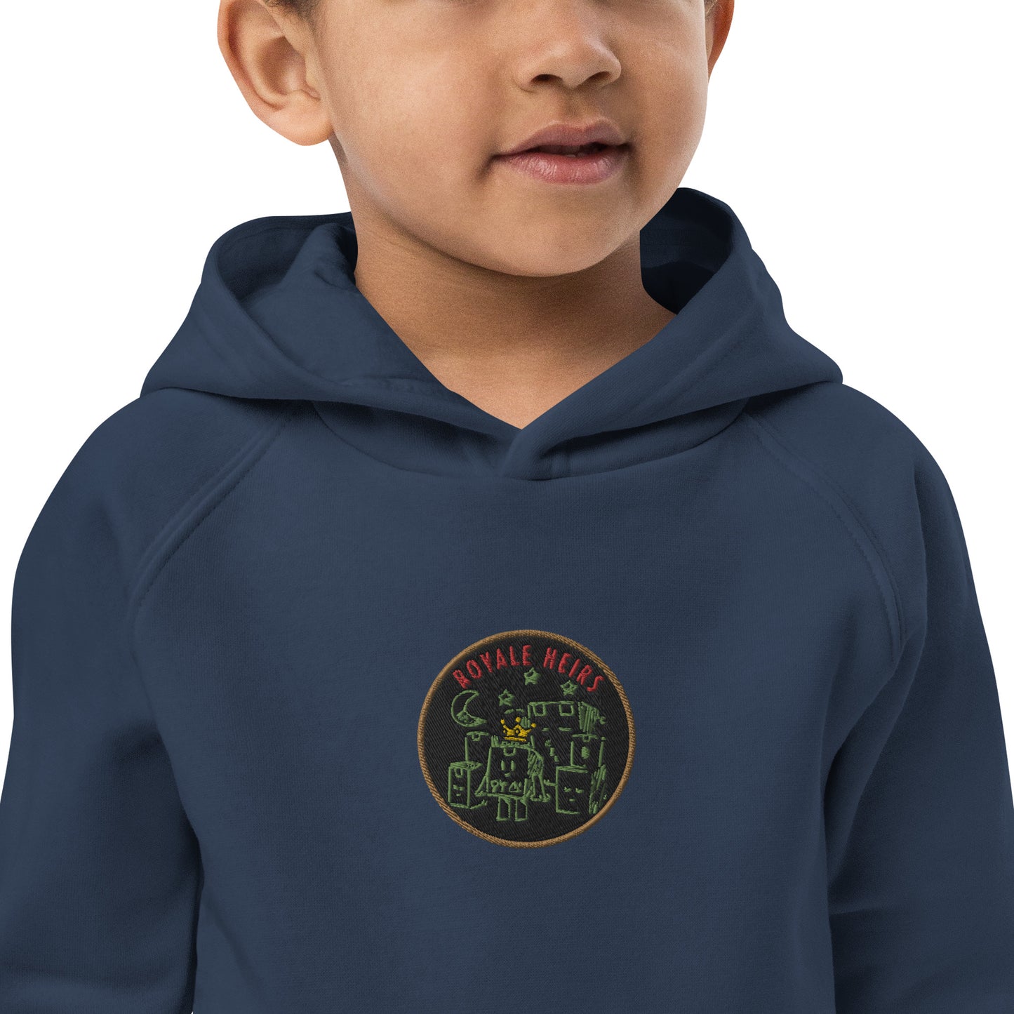 ROYALE HEIRS "WE BUILDING" EMBROIDERED COOKIE HOODIE (TODDLERS)