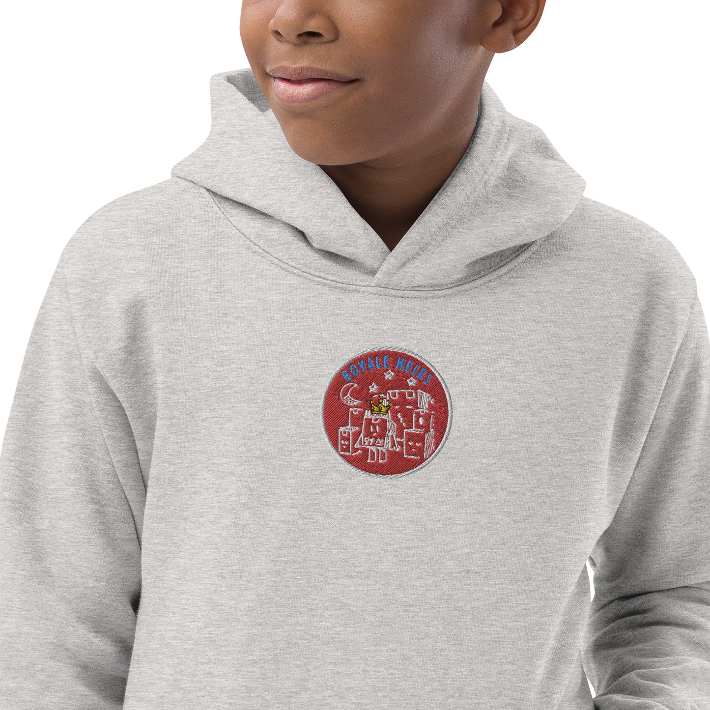 ROYALE HEIRS "WE BUILDING" EMBROIDERED COOKIE HOODIE (YOUTH)