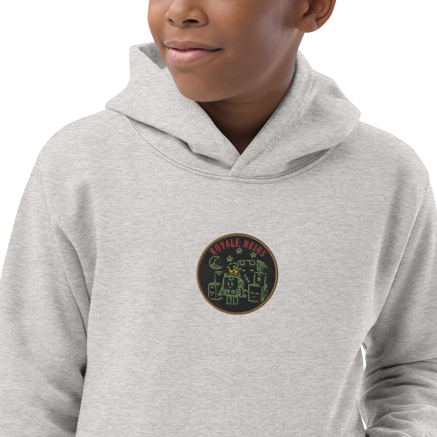 ROYALE HEIRS "WE BUILDING" EMBROIDERED COOKIE HOODIE (YOUTH)