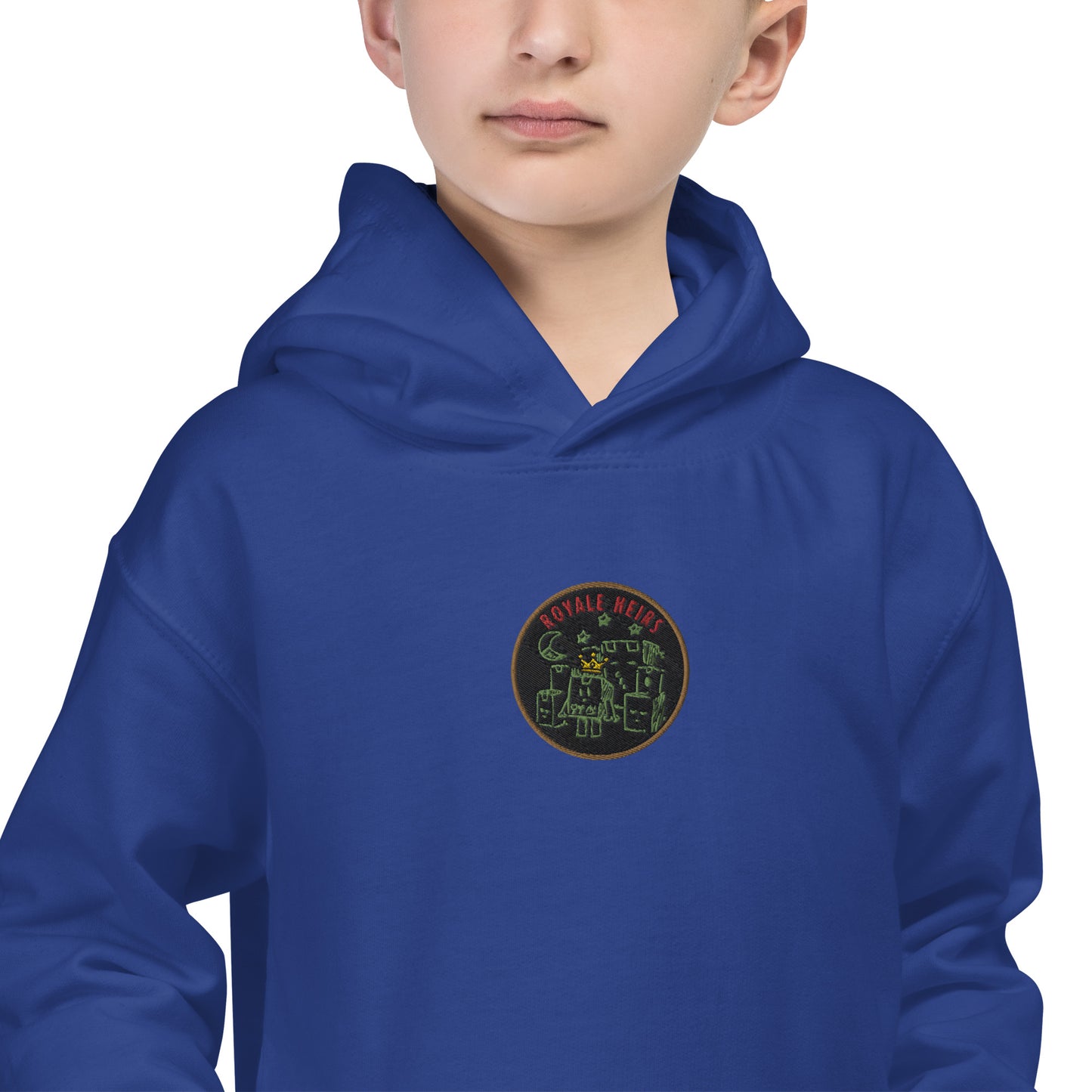 ROYALE HEIRS "WE BUILDING" EMBROIDERED COOKIE HOODIE (YOUTH)