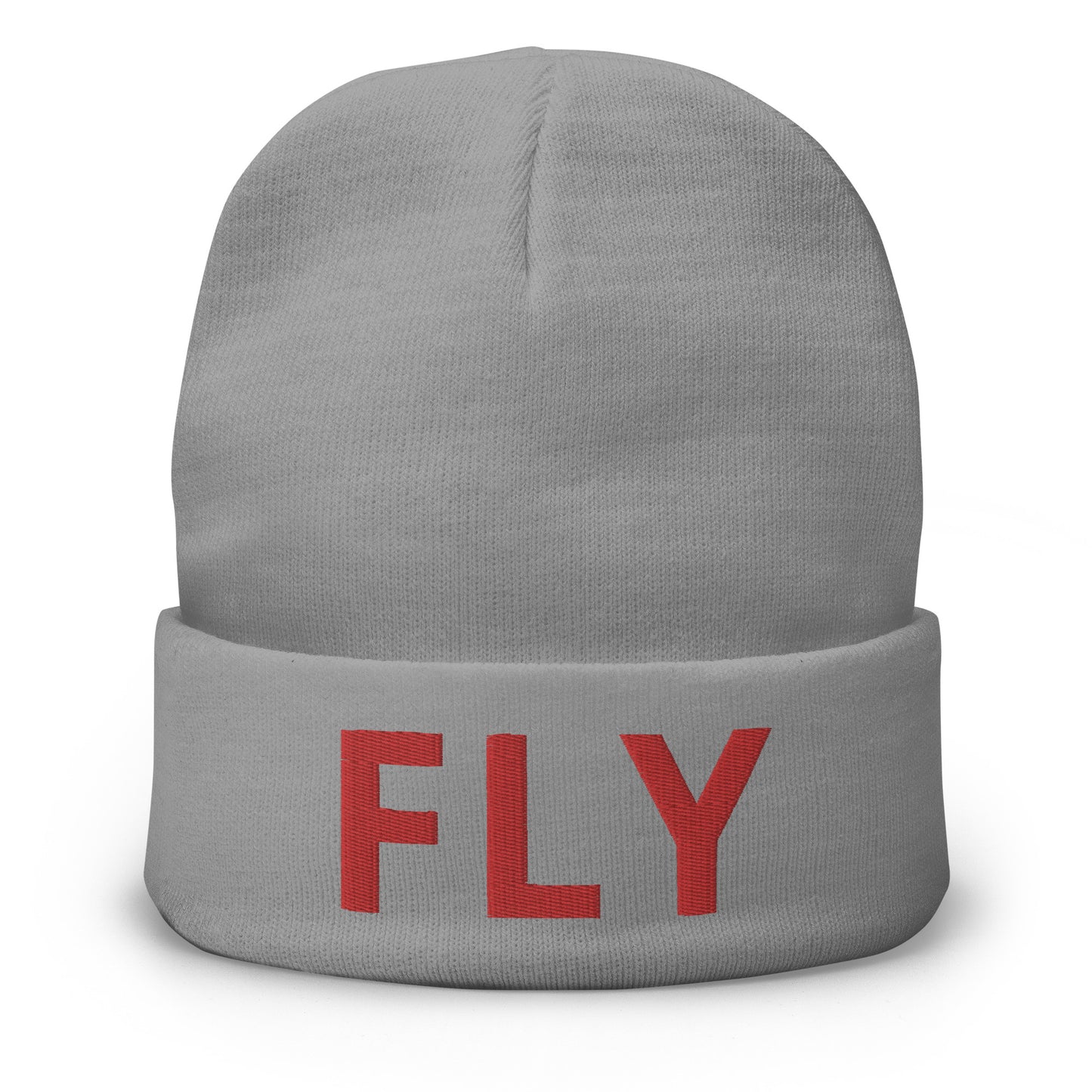 "FLY" EMBROIDERED BEANIE