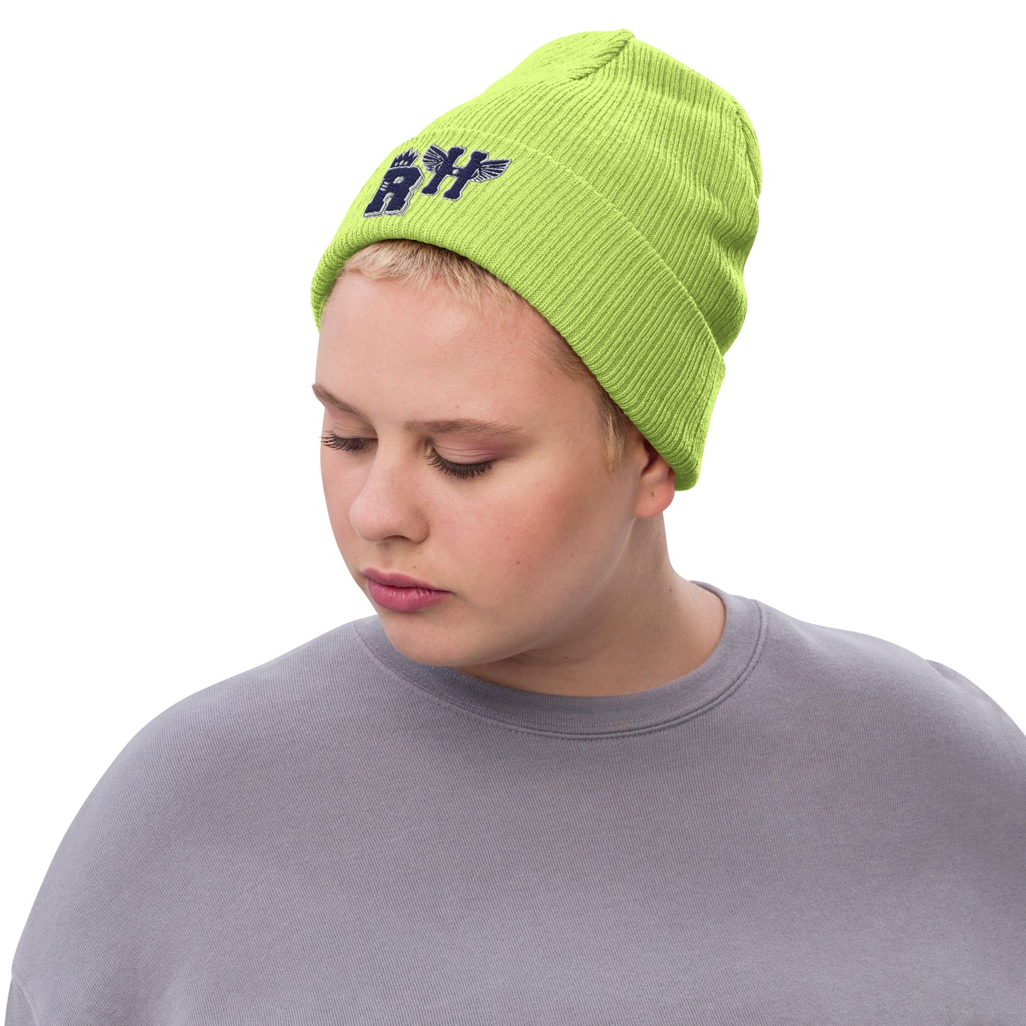 ROYALE HEIRS VARSITY RIBBED KNIT BEANIE