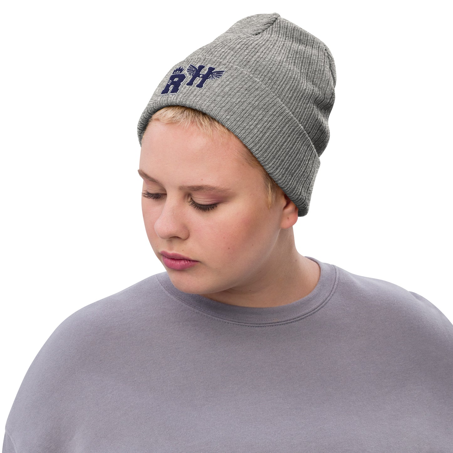 ROYALE HEIRS VARSITY RIBBED KNIT BEANIE