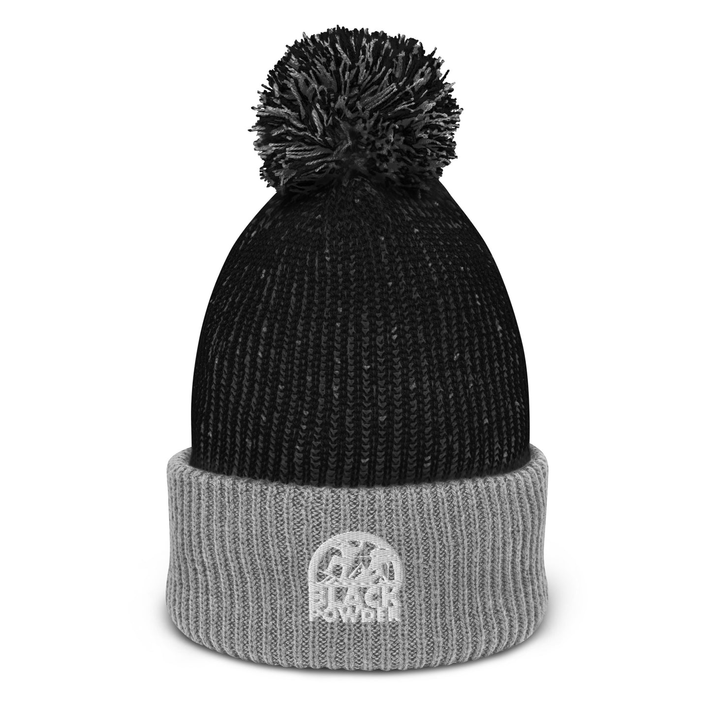 BPC CLASSIC LOGO POM-POM BEANIE (WHITE STITCH)