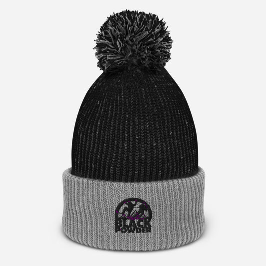 BPC CLASSIC LOGO POM-POM BEANIE (BLACK STITCH)