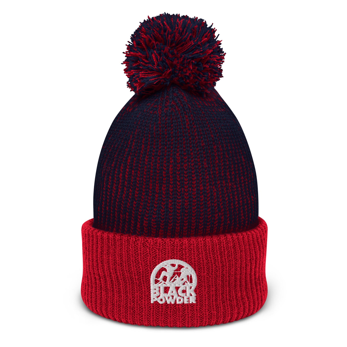 BPC CLASSIC LOGO POM-POM BEANIE (WHITE STITCH)