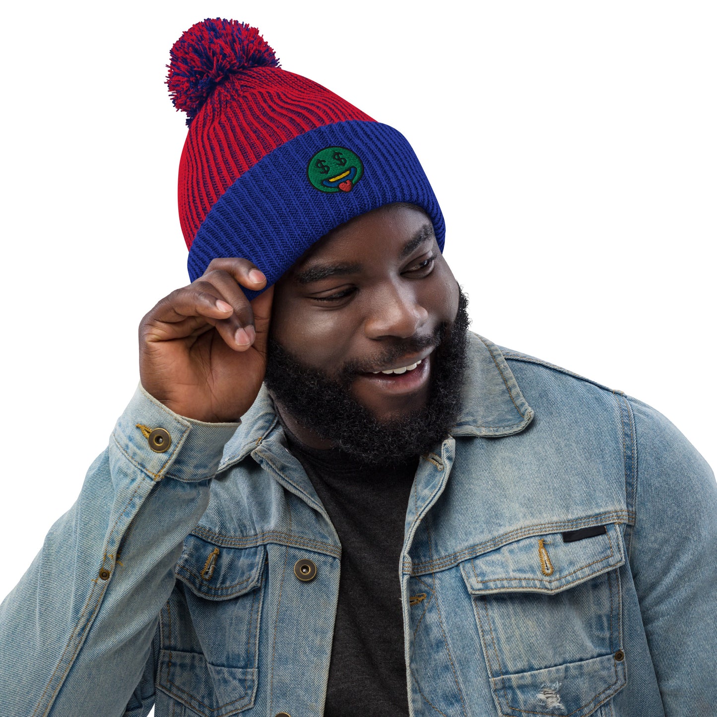 GRINDFACE  LOGO POM-POM BEANIE