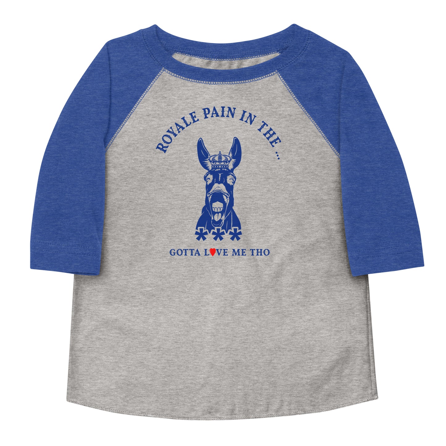 ROYALE PAIN IN THE *** RAGLAN - VINTAGE NAVY (TODDLER)