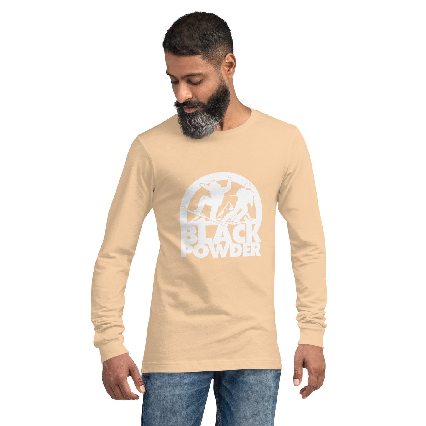 BPC CLASSIC LOGO UNISEX LONG SLEEVE TEE (WHITE LOGO)