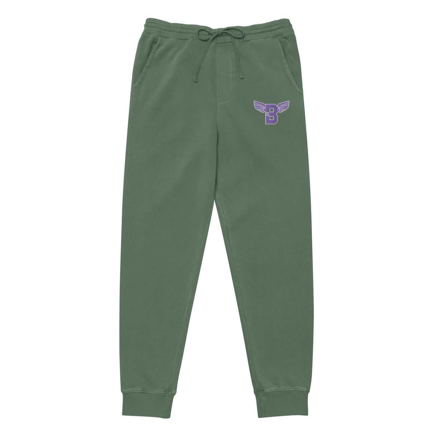 "B" IS FOR BROOKLYN - B-WING UNISEX SWEATPANTS (PURPLE STITCH)