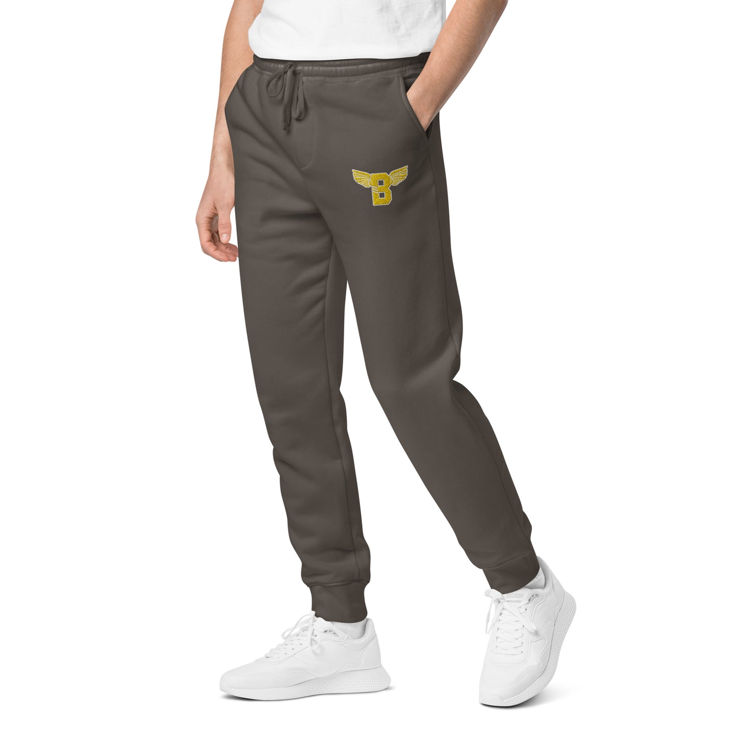 "B" IS FOR BROOKLYN - B-WING UNISEX SWEATPANTS (GOLD STITCH)