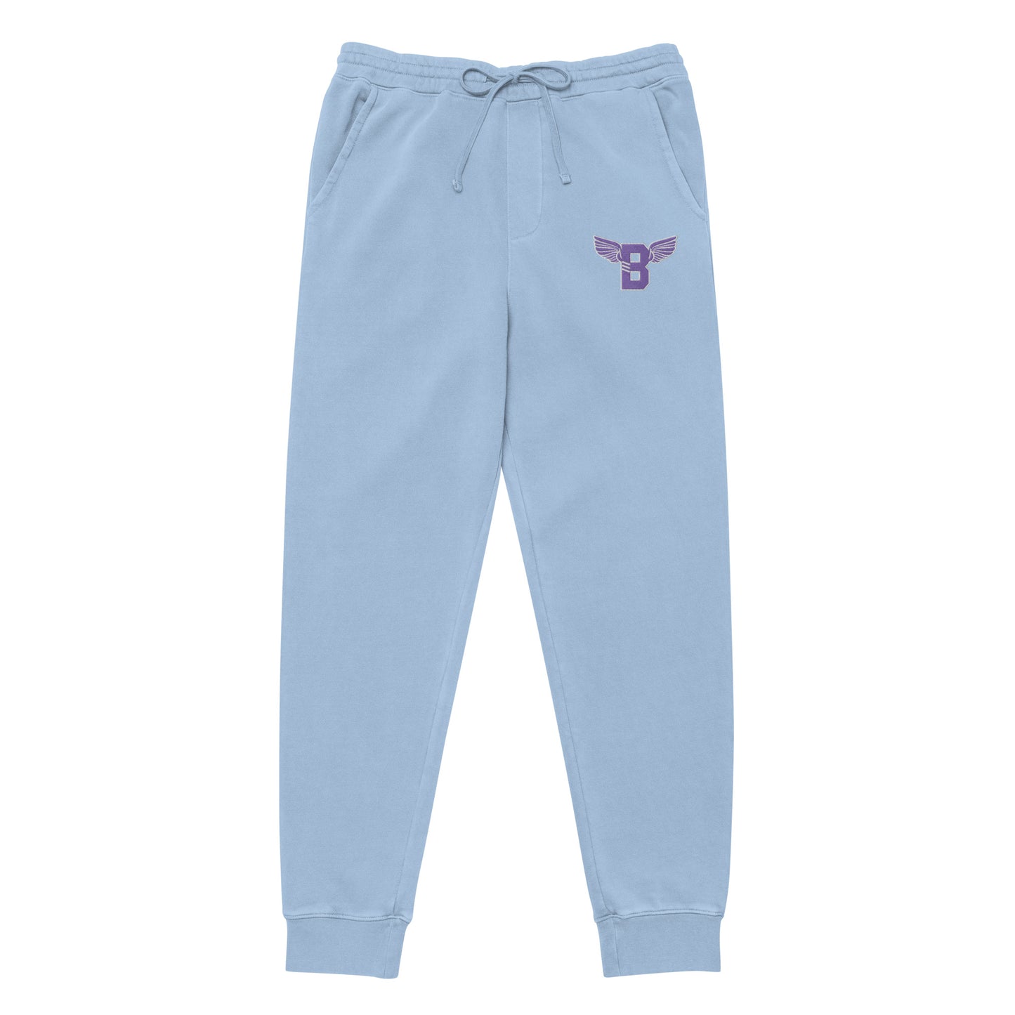 "B" IS FOR BROOKLYN - B-WING UNISEX SWEATPANTS (PURPLE STITCH)