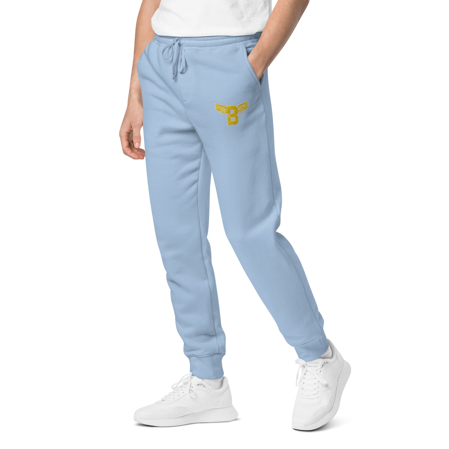 "B" IS FOR BROOKLYN - B-WING UNISEX SWEATPANTS (GOLD STITCH)