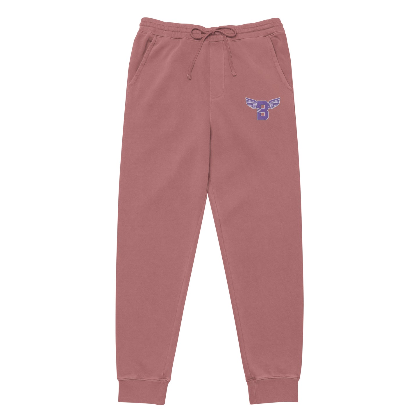 "B" IS FOR BROOKLYN - B-WING UNISEX SWEATPANTS (PURPLE STITCH)