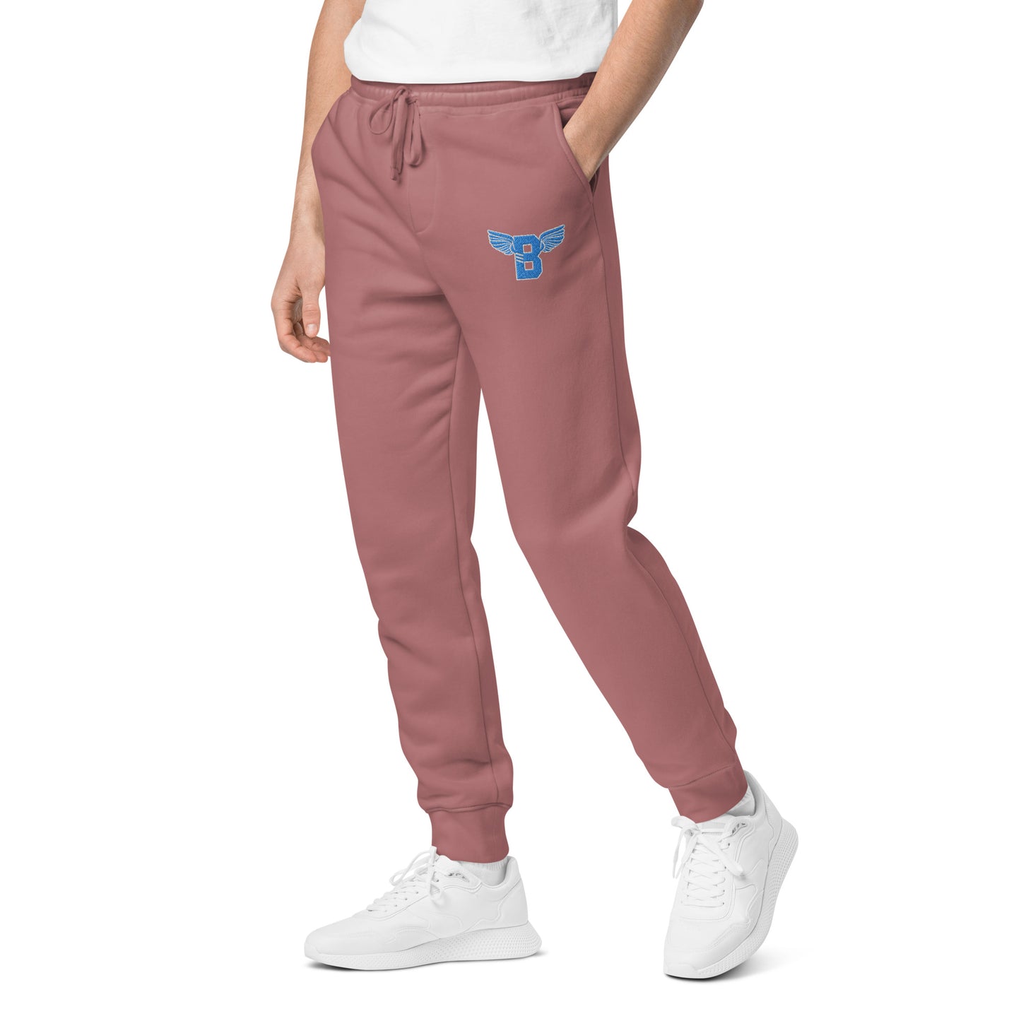 "B" IS FOR BROOKLYN - B-WING UNISEX SWEATPANTS (VIVID BLUE STITCH)