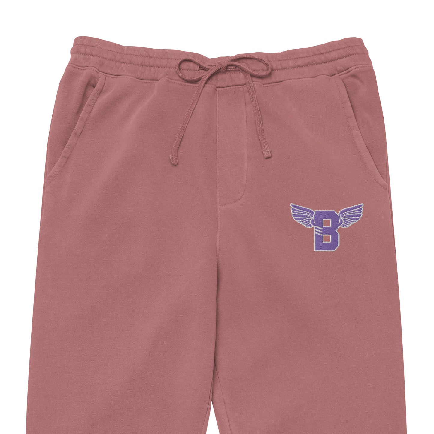 "B" IS FOR BROOKLYN - B-WING UNISEX SWEATPANTS (PURPLE STITCH)