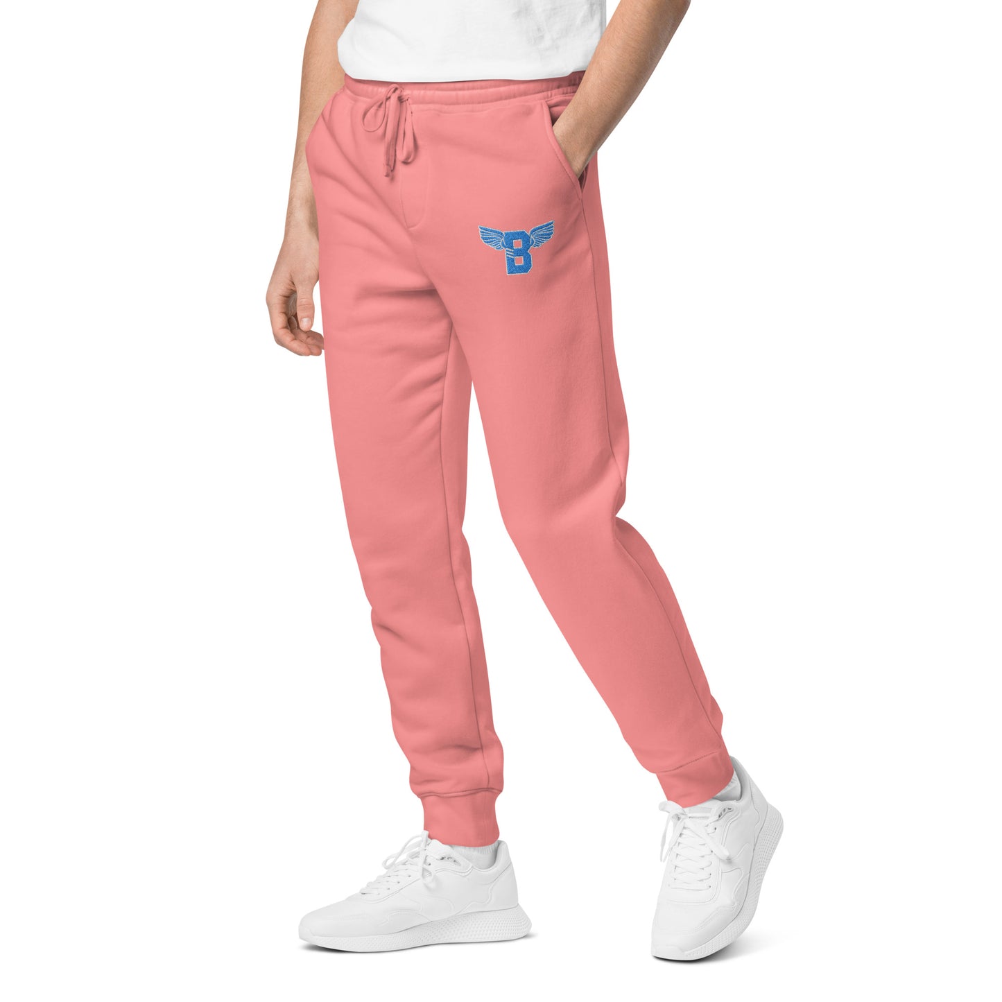 "B" IS FOR BROOKLYN - B-WING UNISEX SWEATPANTS (VIVID BLUE STITCH)