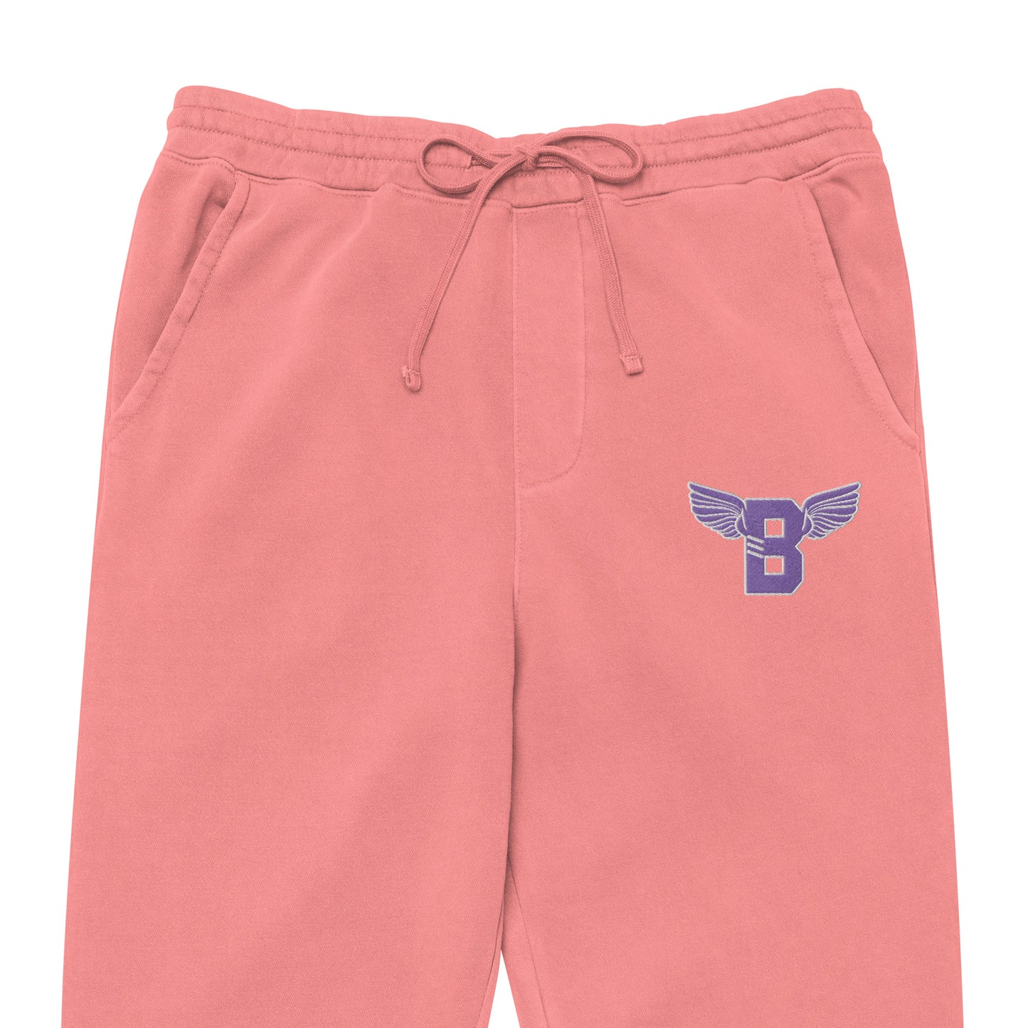 "B" IS FOR BROOKLYN - B-WING UNISEX SWEATPANTS (PURPLE STITCH)