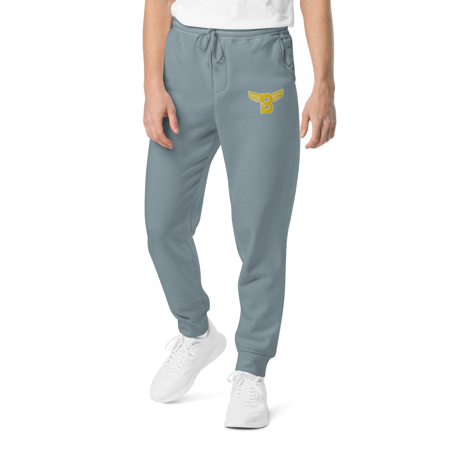 "B" IS FOR BROOKLYN - B-WING UNISEX SWEATPANTS (GOLD STITCH)