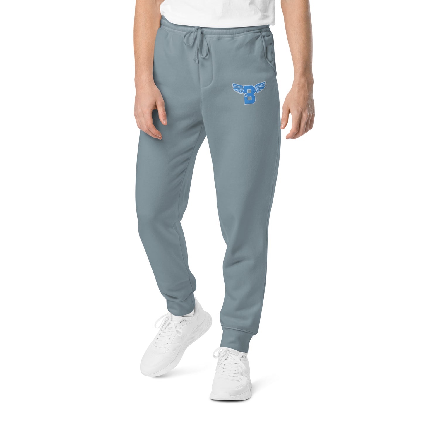 "B" IS FOR BROOKLYN - B-WING UNISEX SWEATPANTS (VIVID BLUE STITCH)