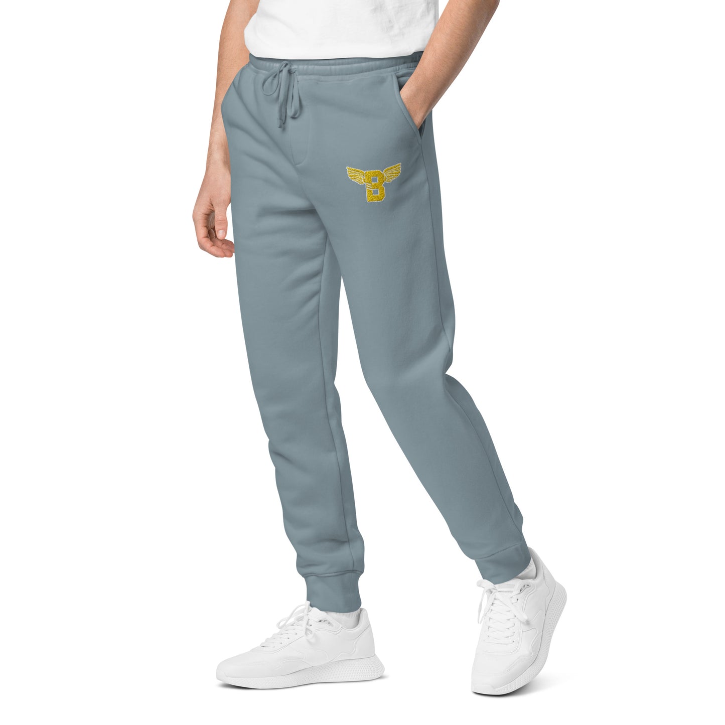 "B" IS FOR BROOKLYN - B-WING UNISEX SWEATPANTS (GOLD STITCH)