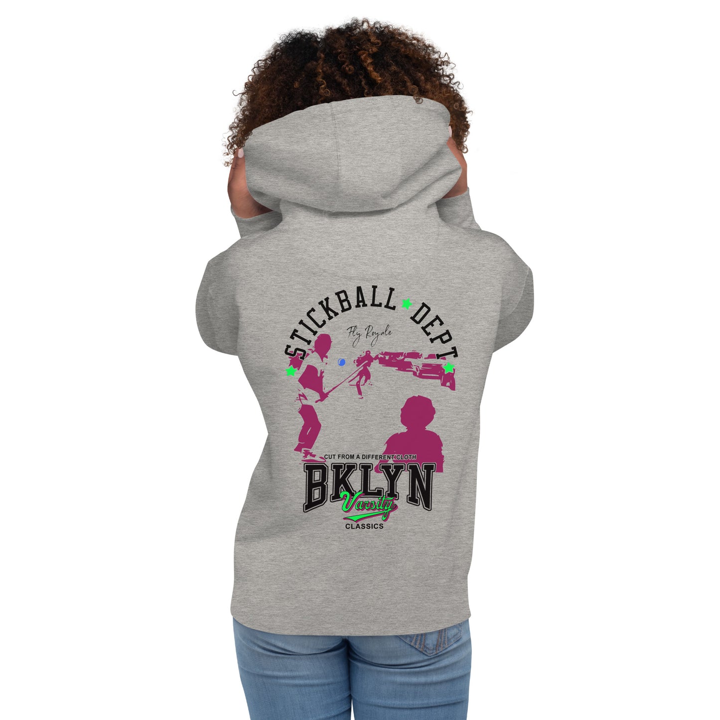 BKLYN VARSITY CLASSICS: STICKBALL UNISEX HOODIE