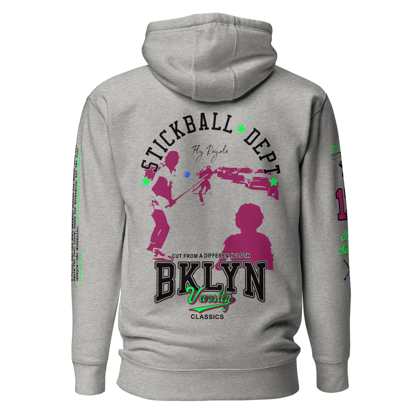 BKLYN VARSITY CLASSICS: STICKBALL UNISEX HOODIE