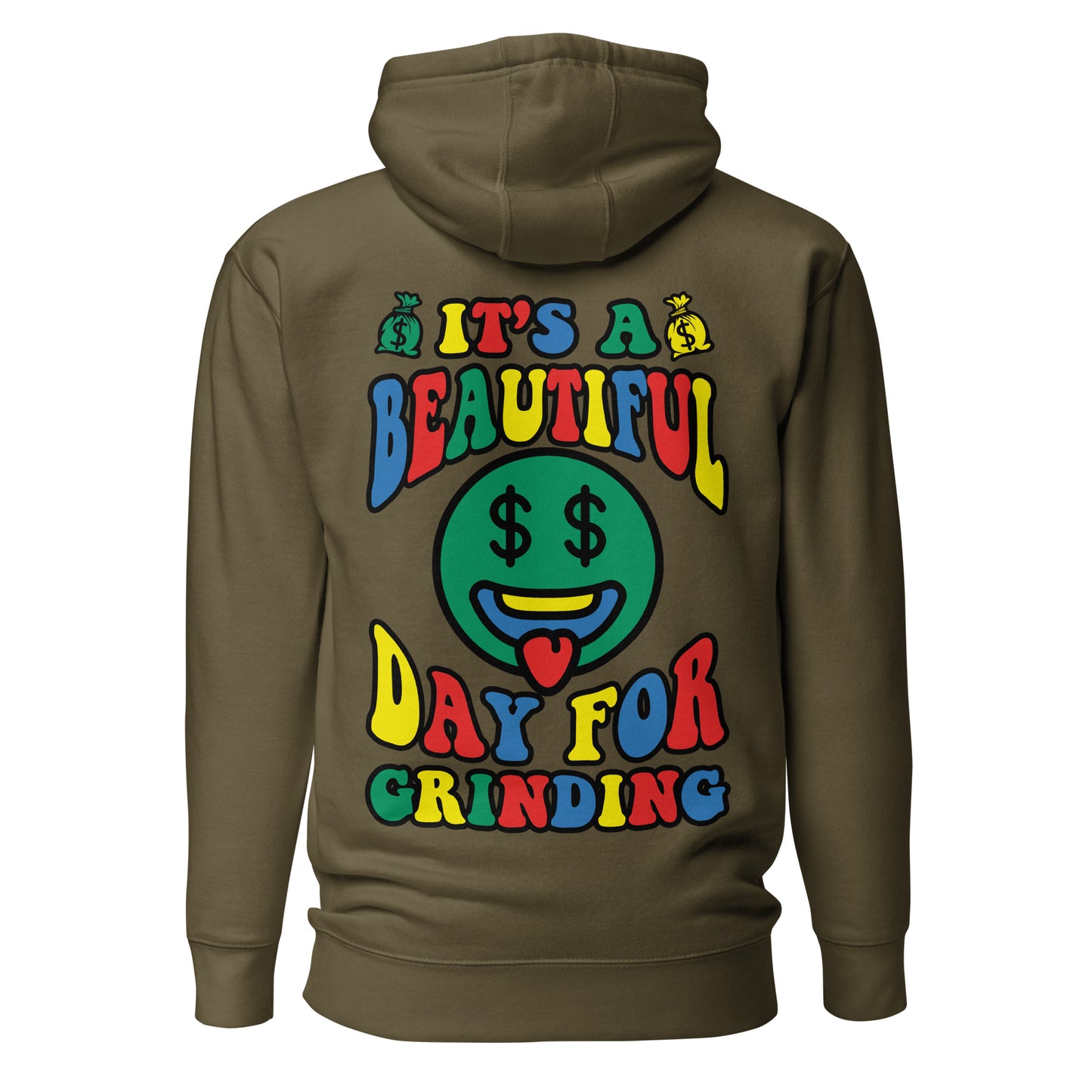 "ITS A BEAUTIFUL DAY FOR GRINDING" UNISEX HOODIE