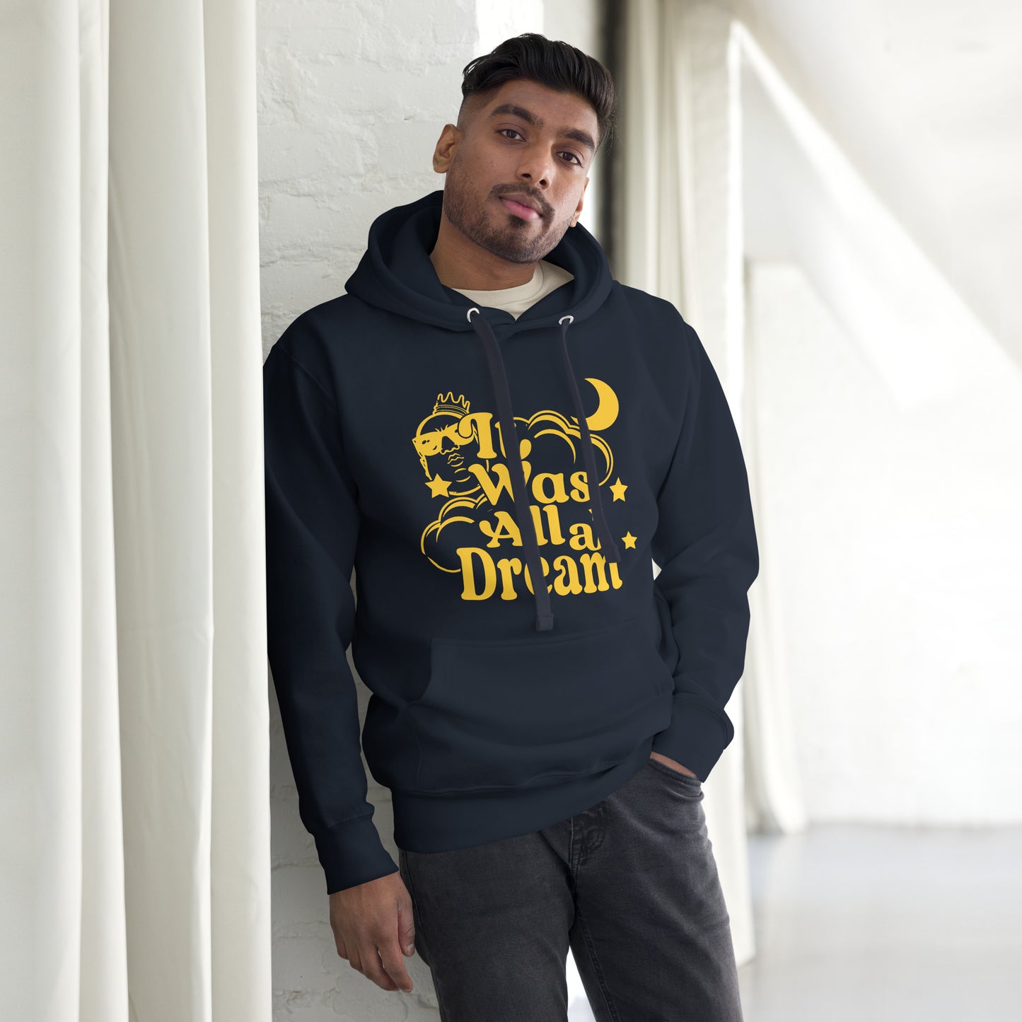 IT WAS ALL A DREAM! (YELLOW) UNISEX HOODIE