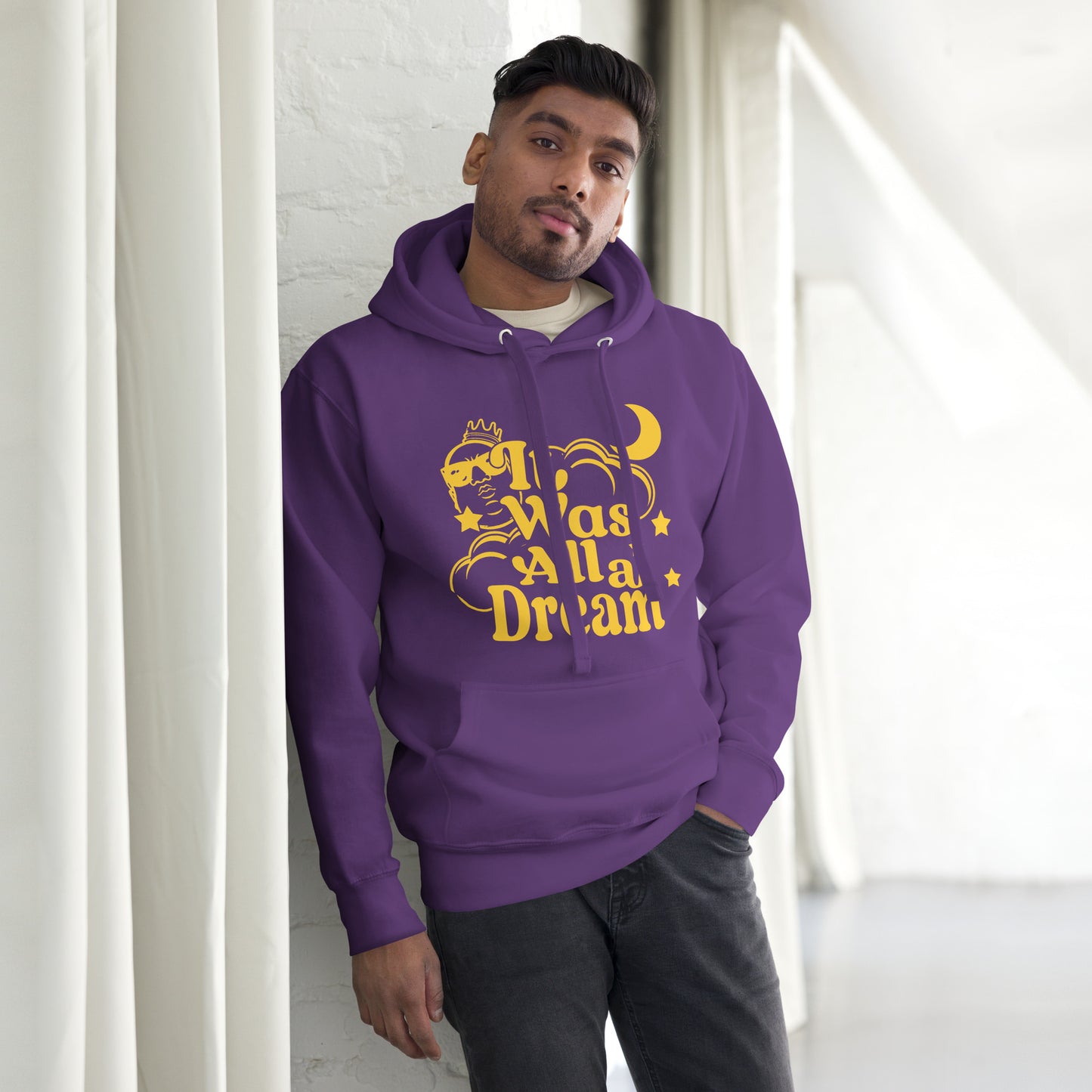 IT WAS ALL A DREAM! (YELLOW) UNISEX HOODIE