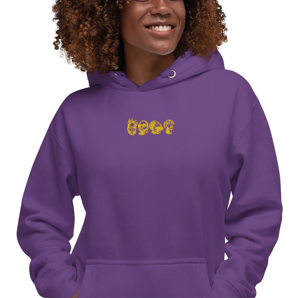 EAST/WEST FALLEN SOLDIERS UNISEX HOODIE: LA Lakers Edition