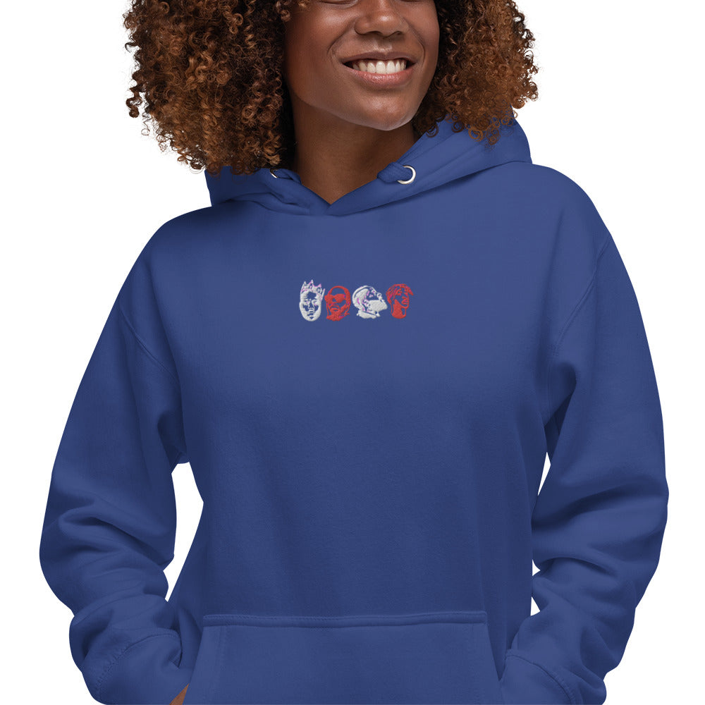 EAST/WEST FALLEN SOLDIERS UNISEX HOODIE: NY Giants Edition