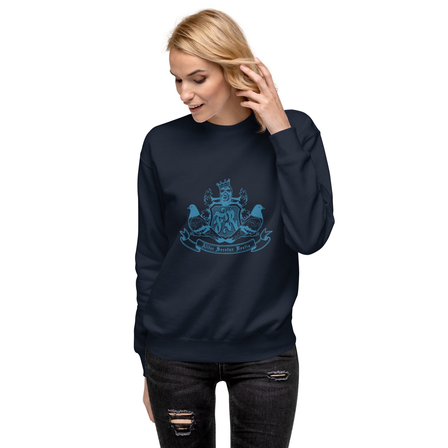 FLY ROYALE BRAND LOGO UNISEX CREWNECK