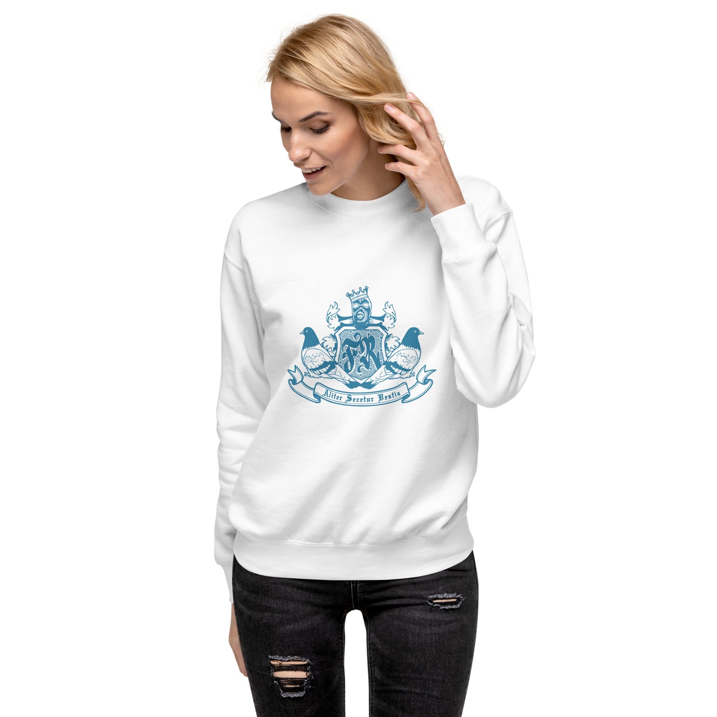 FLY ROYALE BRAND LOGO UNISEX CREWNECK